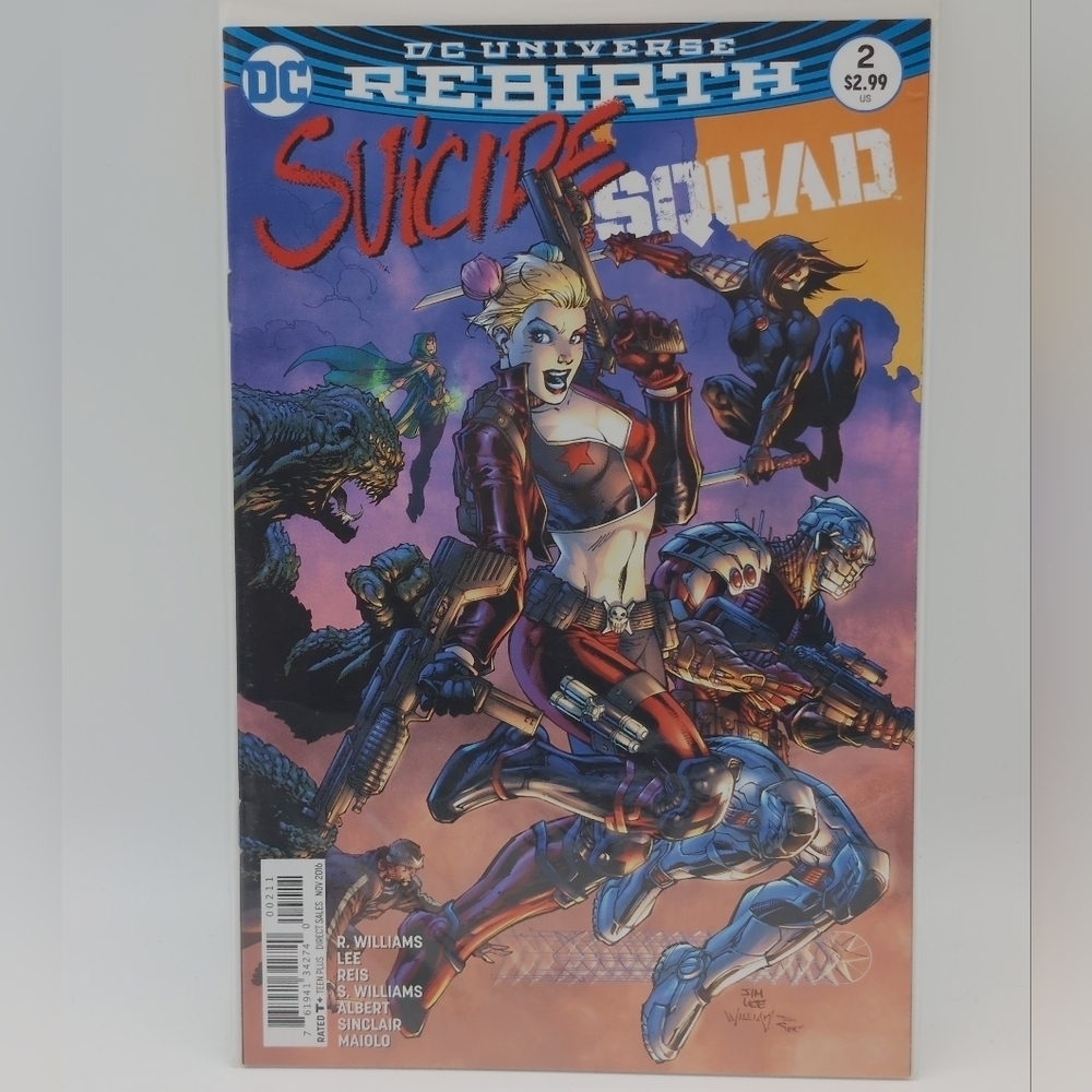DC Universe Rebirth Suicide Squad Comic Issue #2 2016